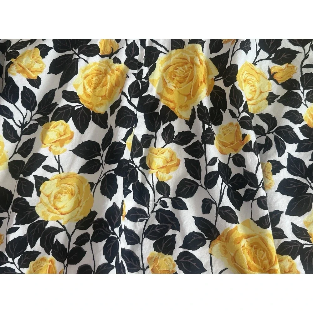 Bonnie Jean Dress Yellow Floral Rose Girls 3T Lined Bow Spring Easter Bloomcore‎